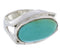 Turquoise Southwest Silver Jewelry Ring Size 6-1/4 TX39830